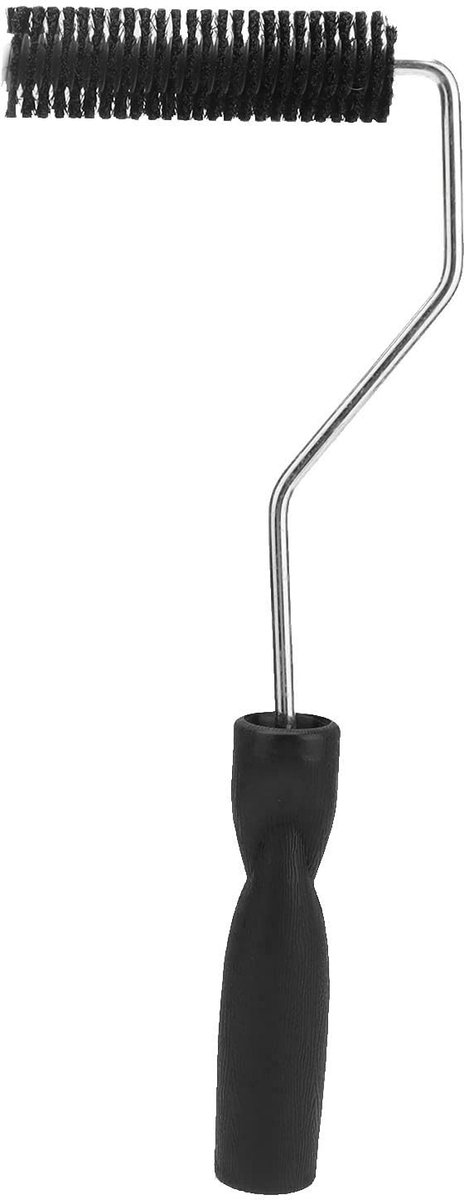 Dailygoods- Bubble Roller 28x100mm - Spiked Roller Tool - Hars Bubble Verwijderaar - Ergonomisch Houten Handvat - Antislip Handgreep - Verbeterde Arbeidsefficiëntie - Lamineerroller