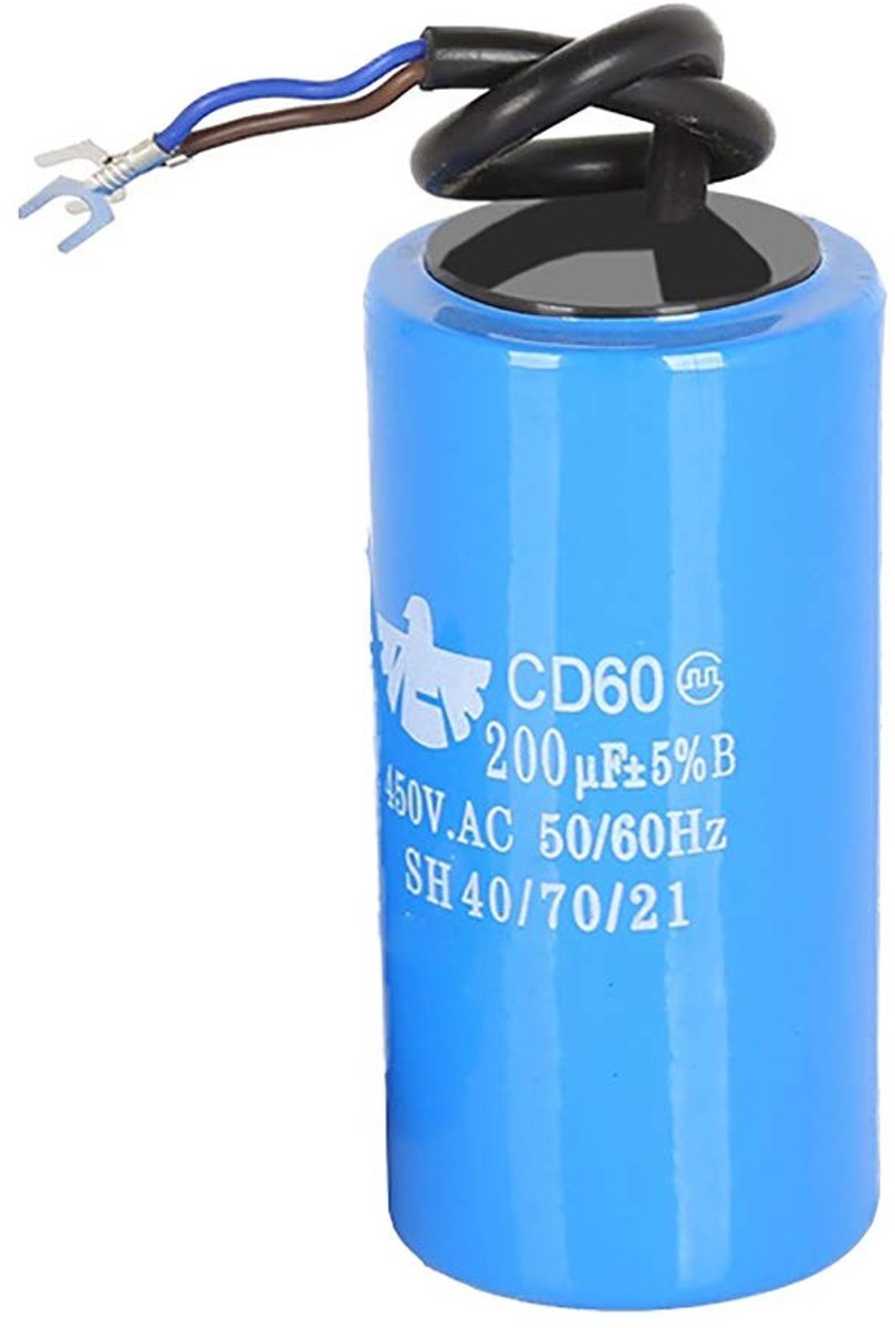 Dailygoods- Compressorcondensator 450 V AC 150 uF - Startcondensator - Hittebestendig - Explosiebestendig - Duurzaam - Betrouwbare isolatieprestaties