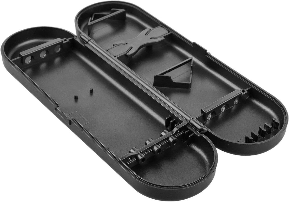 Dartpijlen Opbergdoos - Dart Organizer - Darts Beschermen - Harde Steunbasis - 15.5 cm - Zwart