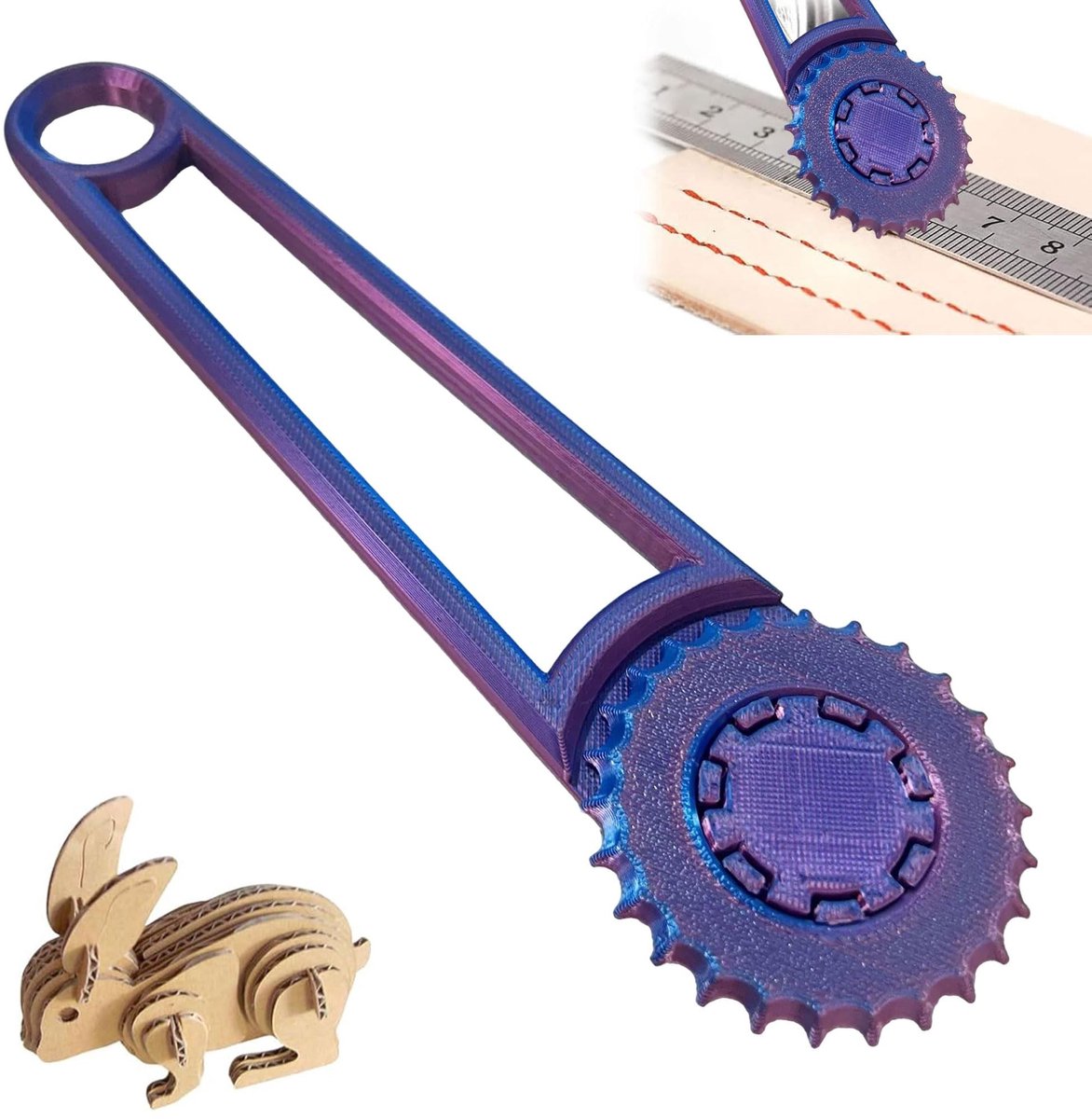 Dailygoods- Kartonsnijder Professioneel - Kartonstans - Perforatiesnijder - EVA-schuim Snijzaag - Kunststof - Lichtgewicht - Kartonpons
