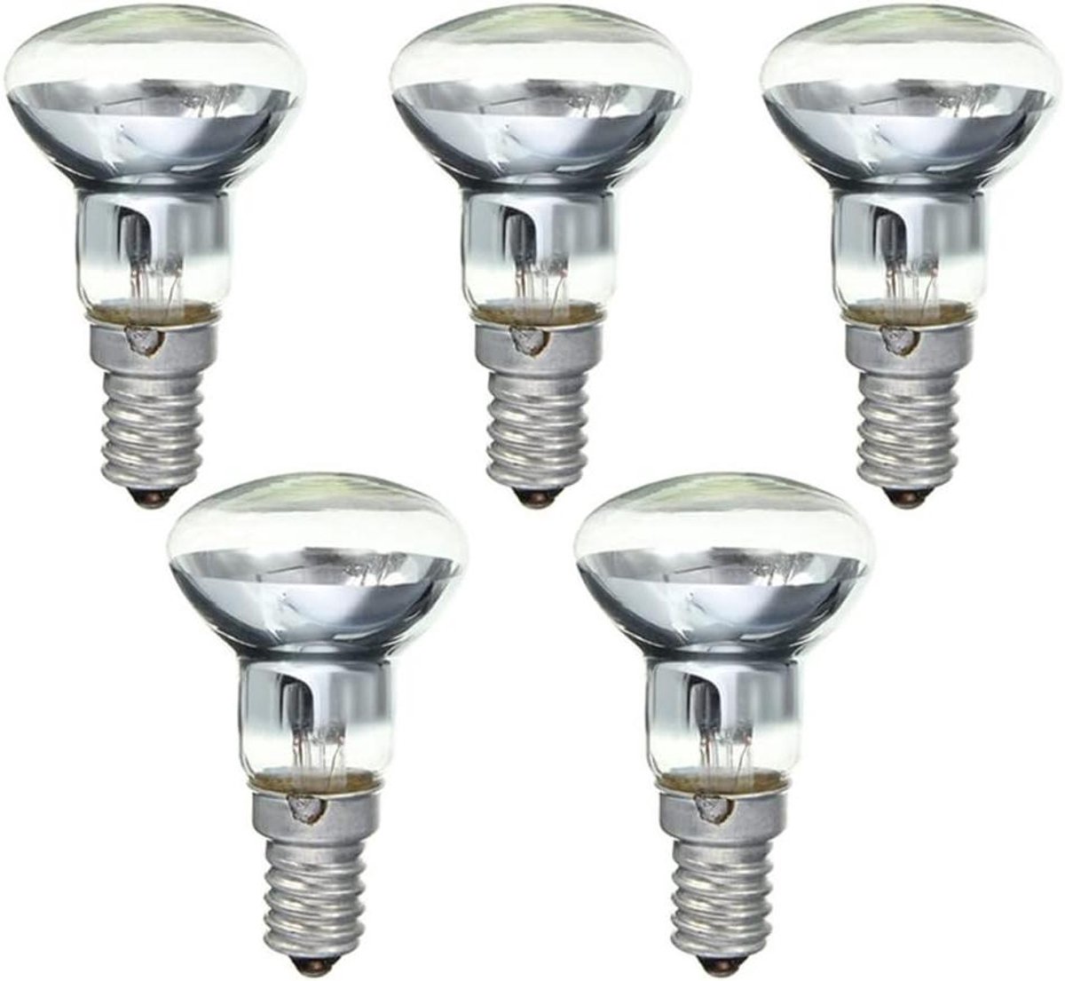 Lava Lamp Bulbs - Reserve Gloeilampen - Decoratieve Verlichting - Gelijkmatige Warmteafvoer - 5 stuks - Transparant