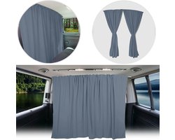 Cabine Gordijn - Chauffeursscheiding - Privacy in Vrachtwagen - Maatwerk Gemaakt - Specifiek Model - Grijs