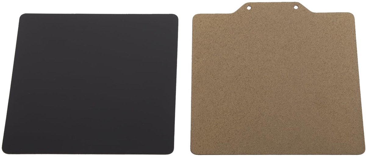 Dailygoods- Bouwplaat 120x120mm - Verenstaal - Dubbelzijdig - PEI - Snelle Printverwijdering - Hoge Temperatuurweerstand - Mat Effect - 3D Printer Bed