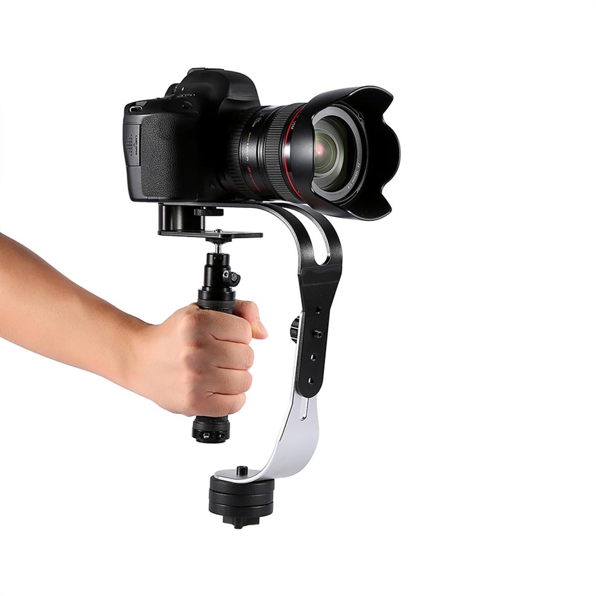 Dailygoods- Camerahouder Professionele Stabilisator - Handheld Stabilisator - Antishake - Duurzaam - Aluminiumlegering - Voor DSLR/Camera
