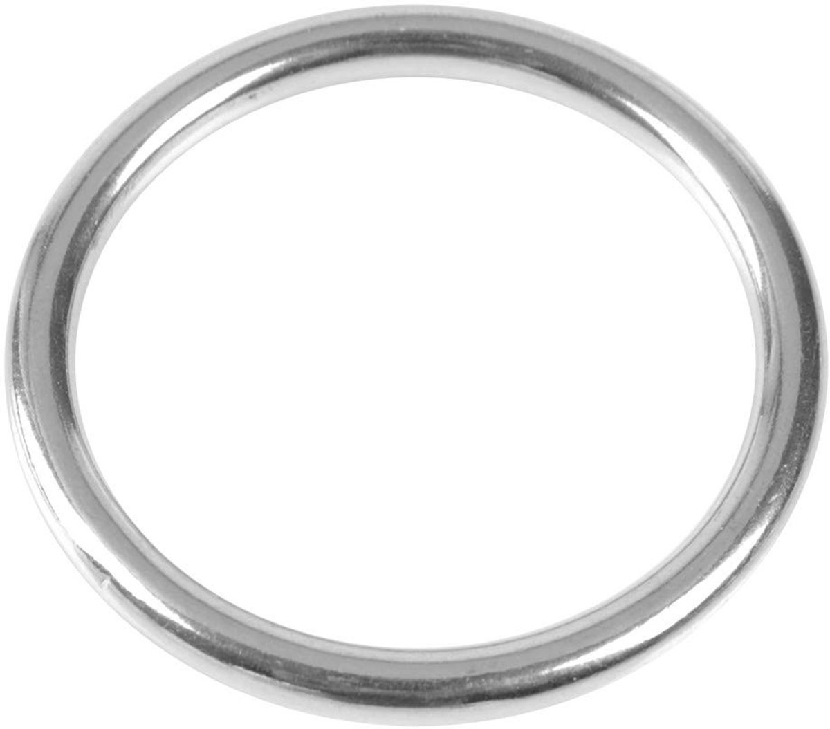 Dailygoods- Roestvrijstalen Ring - Hoge Precisie Gepolijst - O-Ringen Set - Marine Grade 304 - Roestbestendig - Veelzijdige Binding Hardware