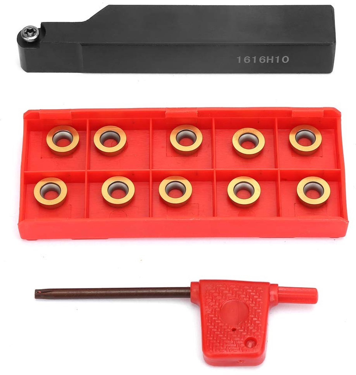 Dailygoods- Toerning Gereedschap 10pcs - Snijbladen/Roterende Gereedschappen - Hoge Grijpkracht - Slagvast - Duurzaam Staal - Lange Levensduur - Snijgereedschap