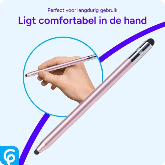 SBG Universele Stylus Pen Met Zachte Punt en Precisie Punt Roze Goud van Merkloos — afbeelding 5