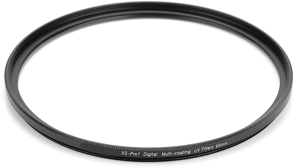 Dailygoods- Cameralens Filter 95 mm - Aluminium - Ultra-slim - Dubbelzijdige Coating - Optisch Glas - Hoog Lichtdoorlatendheid - UV-filter