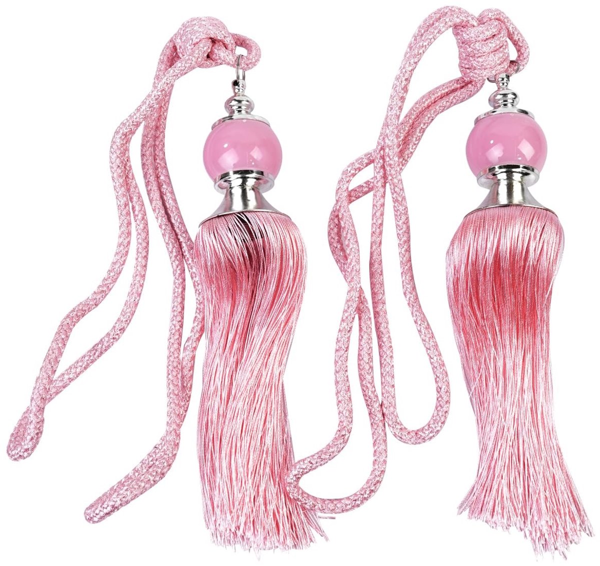 Dailygoods- Gordijnbevestigingskoord - Prismatische Ballen - Duurzaam Polyester - Decoratieve Gordijnhaken - Eenvoudig te Gebruiken - Geschikt voor Dikke/Dunne Gordijnen