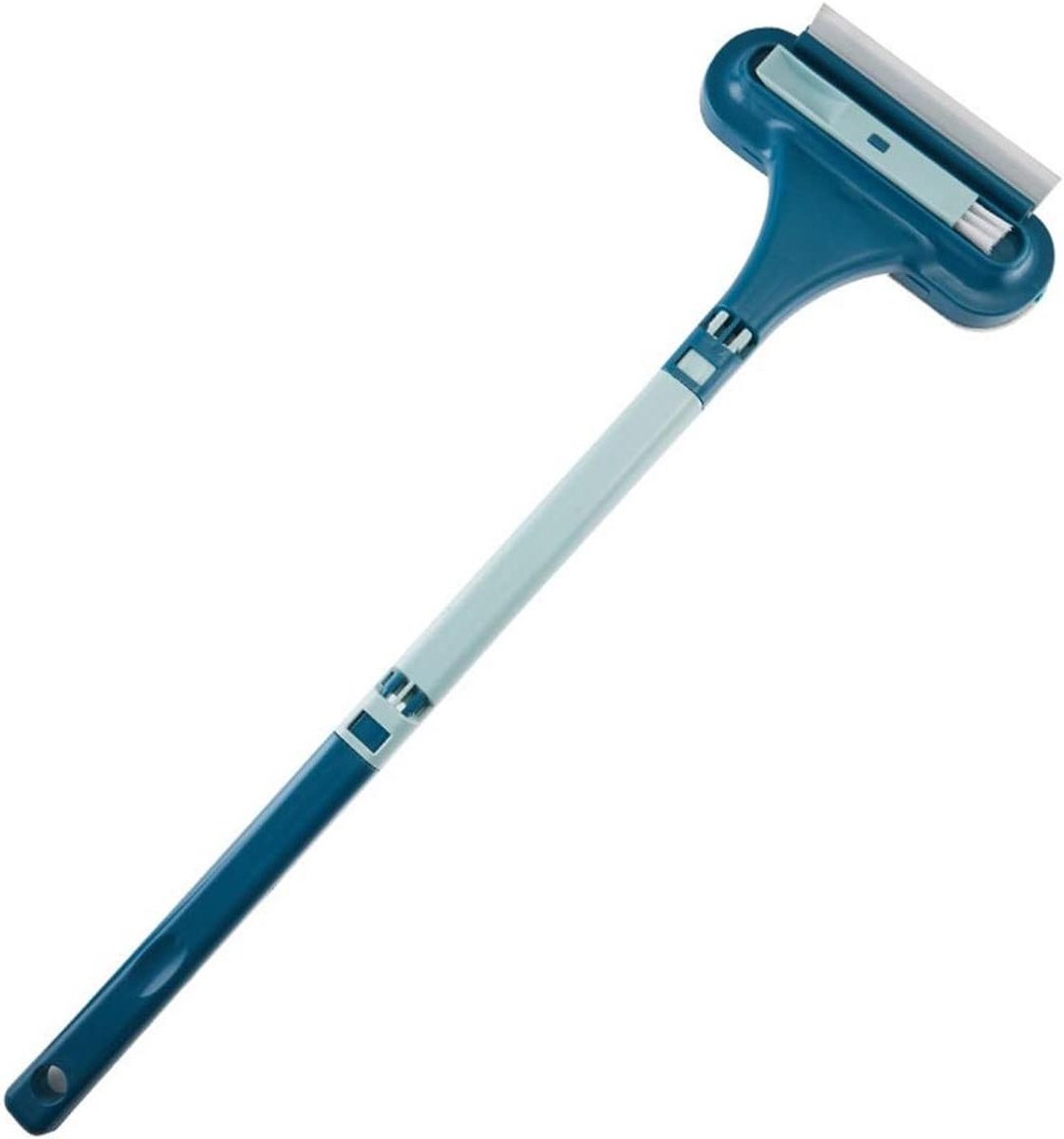 Douchewisser - Glasreiniger - Badkamer Schoonmaken - Uitschuifbaar Handvat - 63x20cm - Blauw