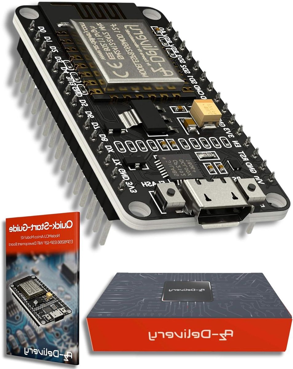 Ontwikkelingsbord - Wifi Module - IoT Projecten - Geïntegreerde Antenne - 48 x 26 x 13 mm - Groen