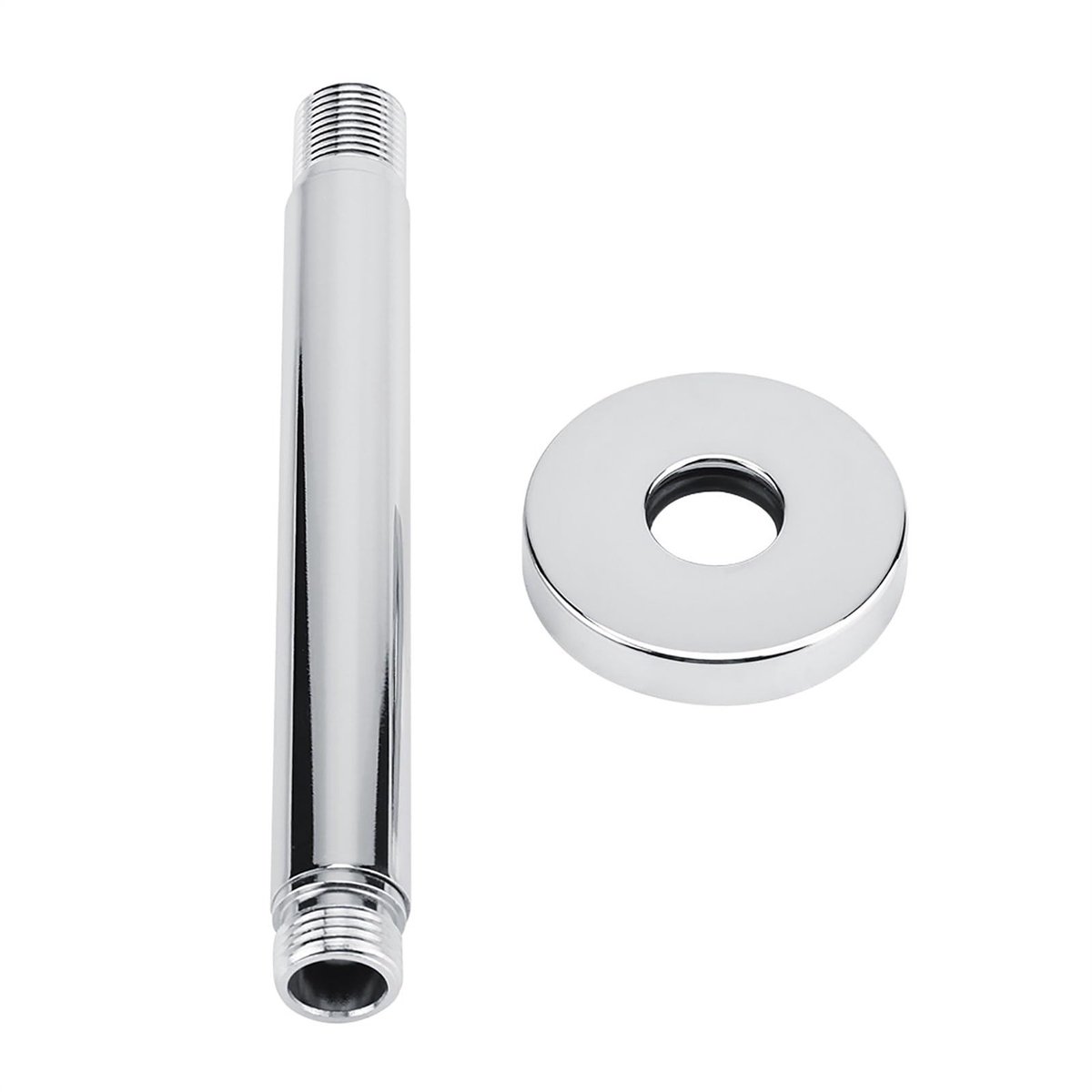 Dailygoods- Douchearm Verchroomd - Douchekopverlengstuk - Roestvrij Staal - Plafondmontage - Ergonomisch Ontwerp - Hoogglans Afwerking - Douchearmatuur