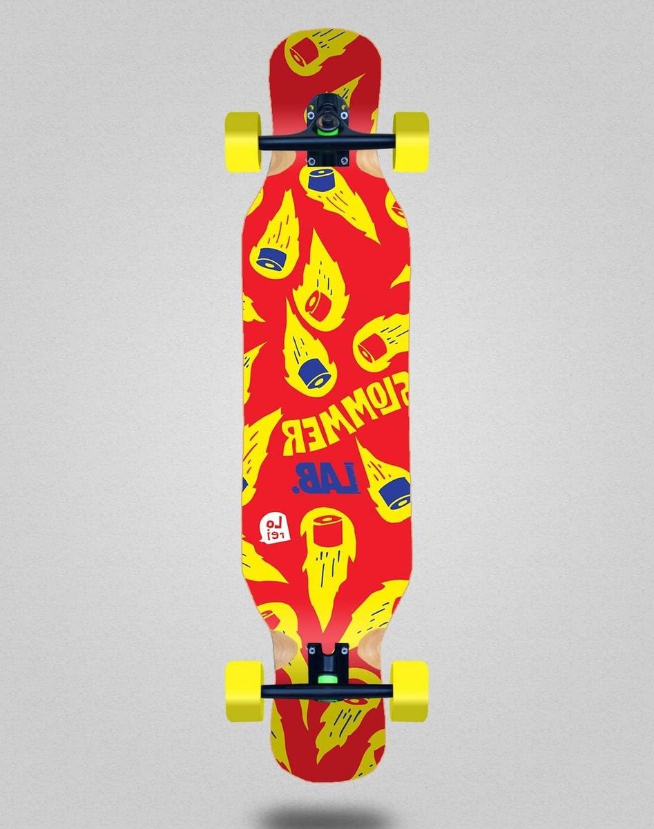Skateboard Longboard Compleet board Buiten rijden Ruim formaat 46 x 10 inch