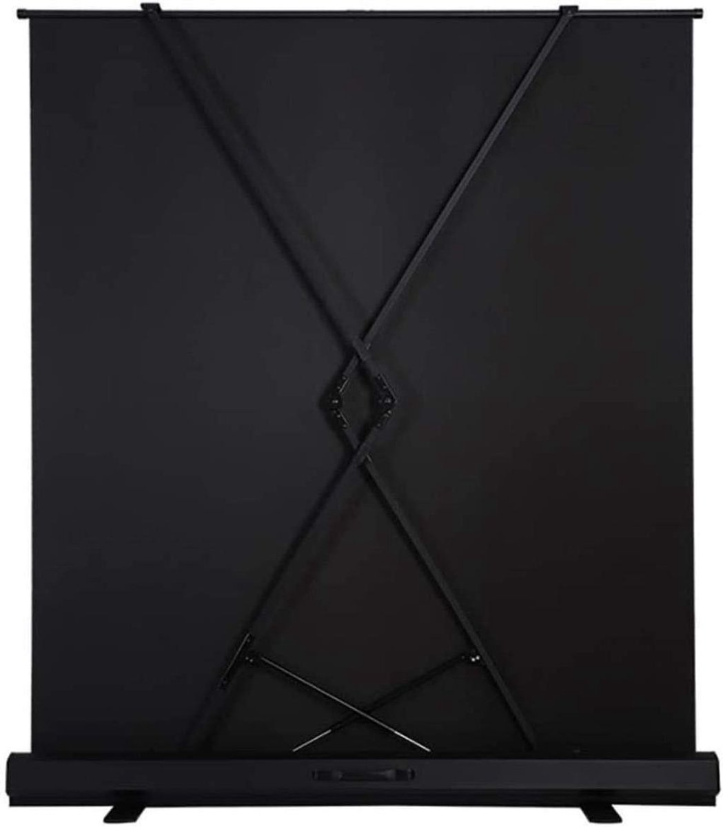 Draagbaar projectiescherm - Projectiedoek - Home cinema - Handmatig oprolbaar - 72 inch - Mat wit
