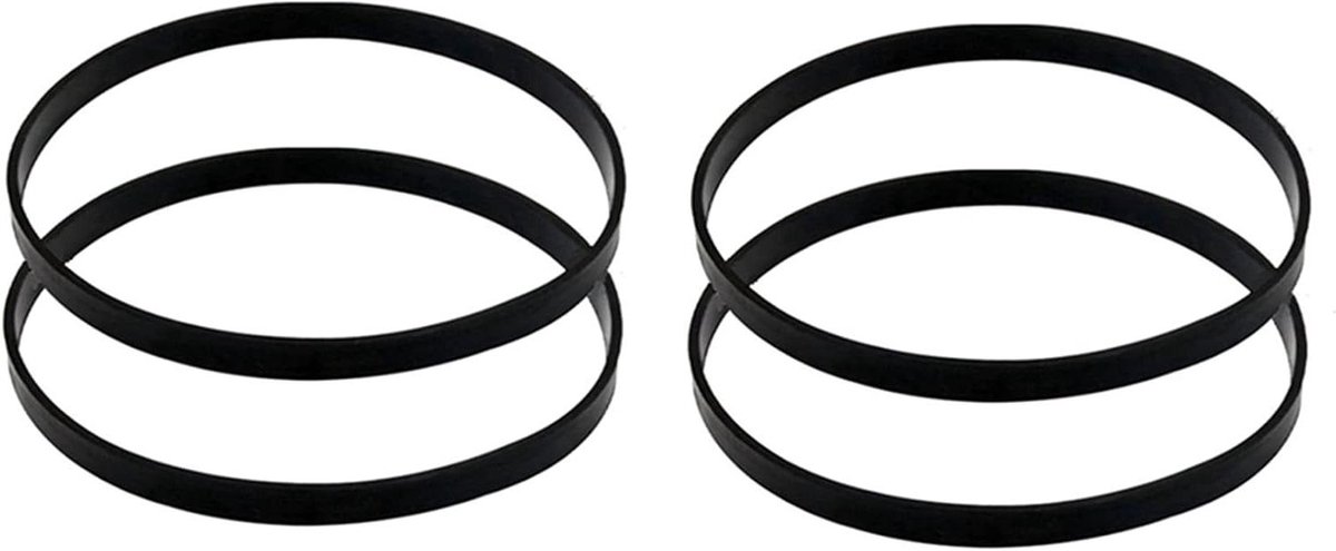 Rubberen Banden - Zaagbanden - Houtbewerking - Voor 12 inch zaagwielen - 4 stuks - Zwart