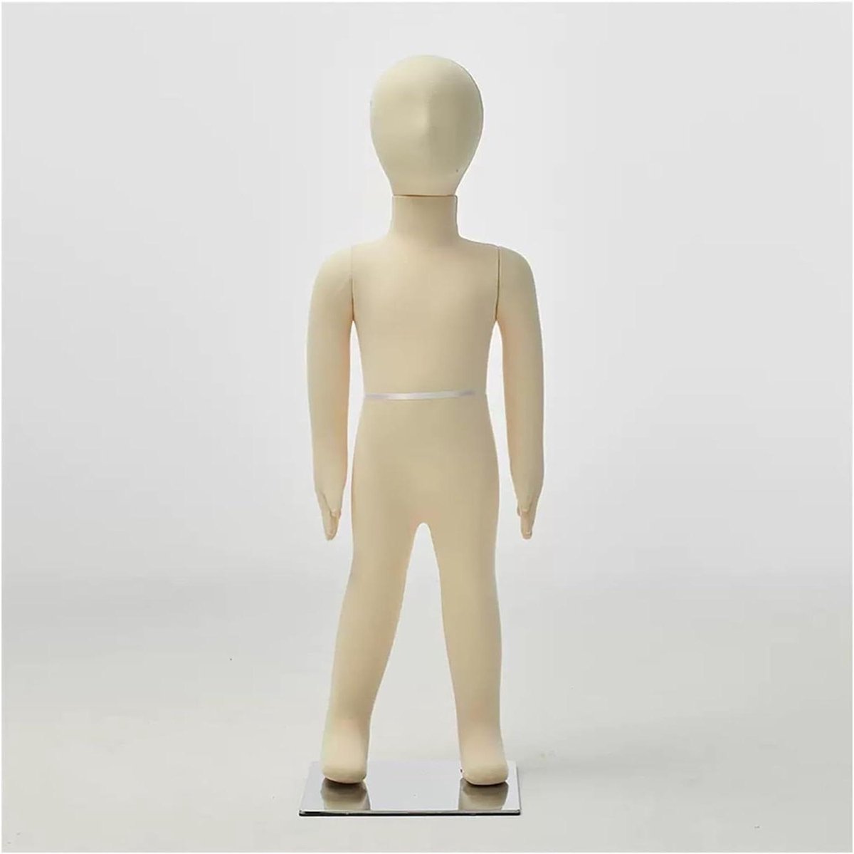 Kinderen Naaimodel - Poppenstandaard - Kleding Presenteren - Verstelbare Ledematen - 1-14 Jaar - Beige