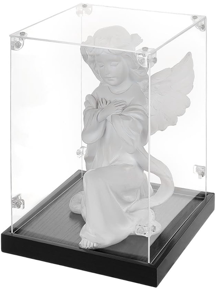 Dailygoods- Acryl Vitrine 6,6x6,6x8,7 inch - Display Box - Stofdicht - Showcase - Collectibles - Actiefiguren - Elegant Presenteren - Displaybox