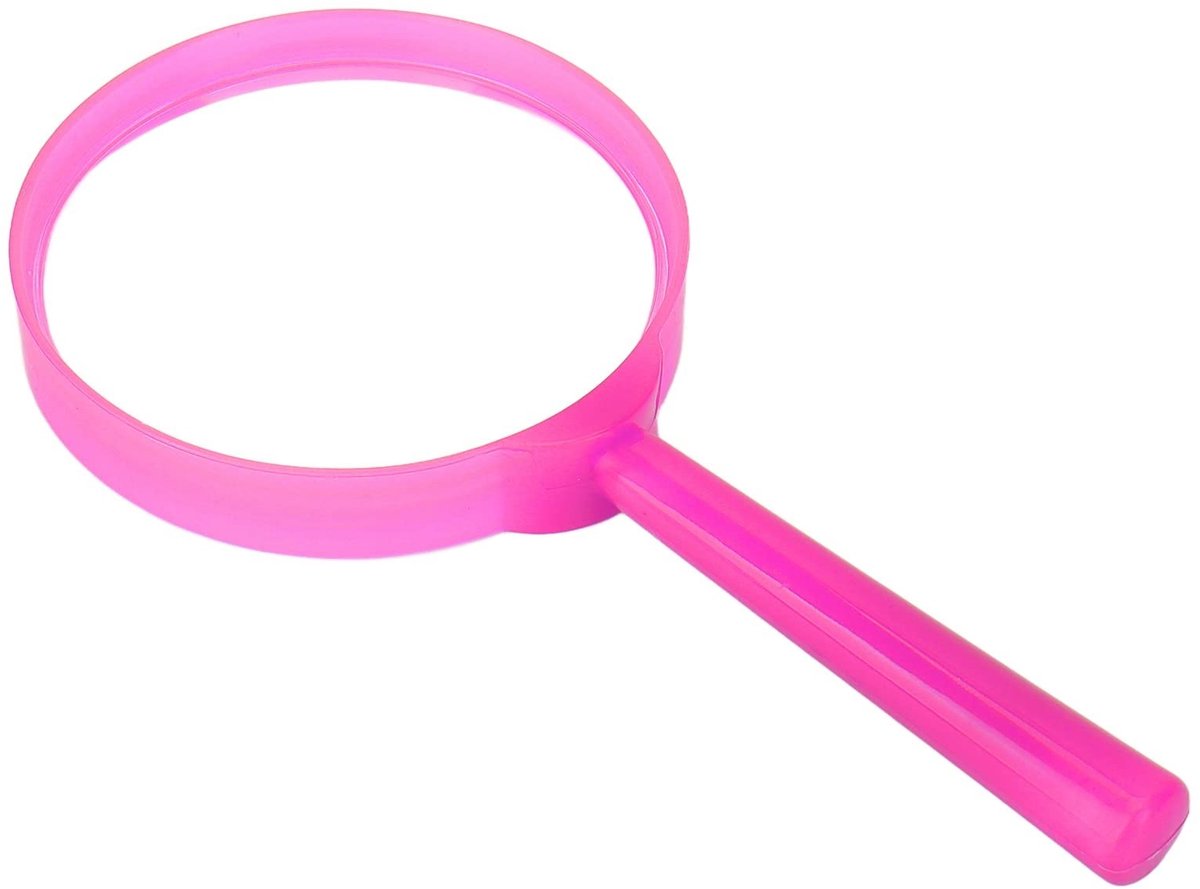 Dailygoods- Vergrootglas HD - Handheld Vergrootglas - Duurzaam Acryl - Ergonomisch Ontwerp - Voor Studenten/Senioren - Krasbestendig - Leesbril