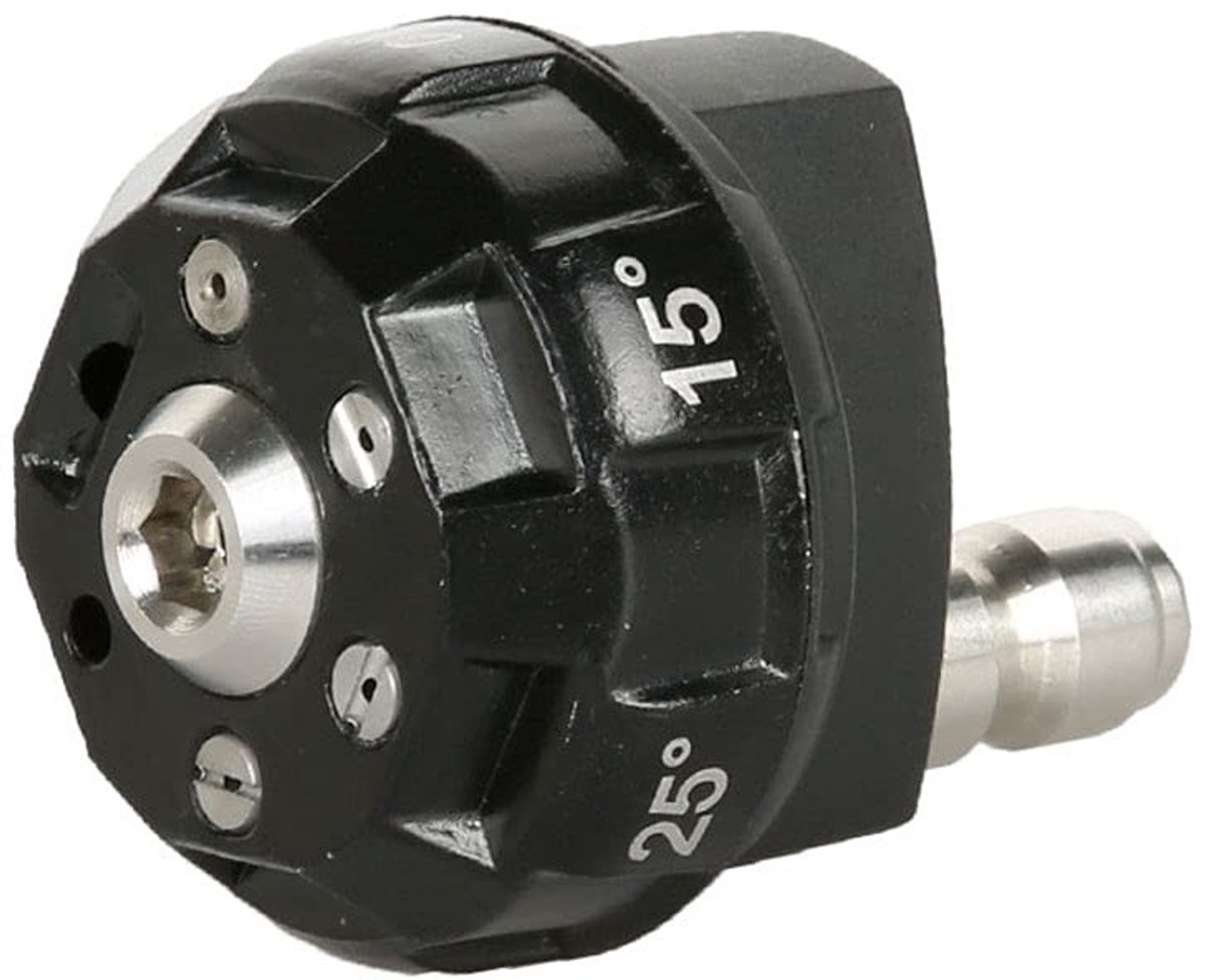 Dailygoods - Dailygoody - Drukreiniger Mondstuk - 6-in-1 Systeem - Snelle Verandering - Geschikt voor 4000 PSI - Universele Aansluiting - Effectief Voor Reinigen -..