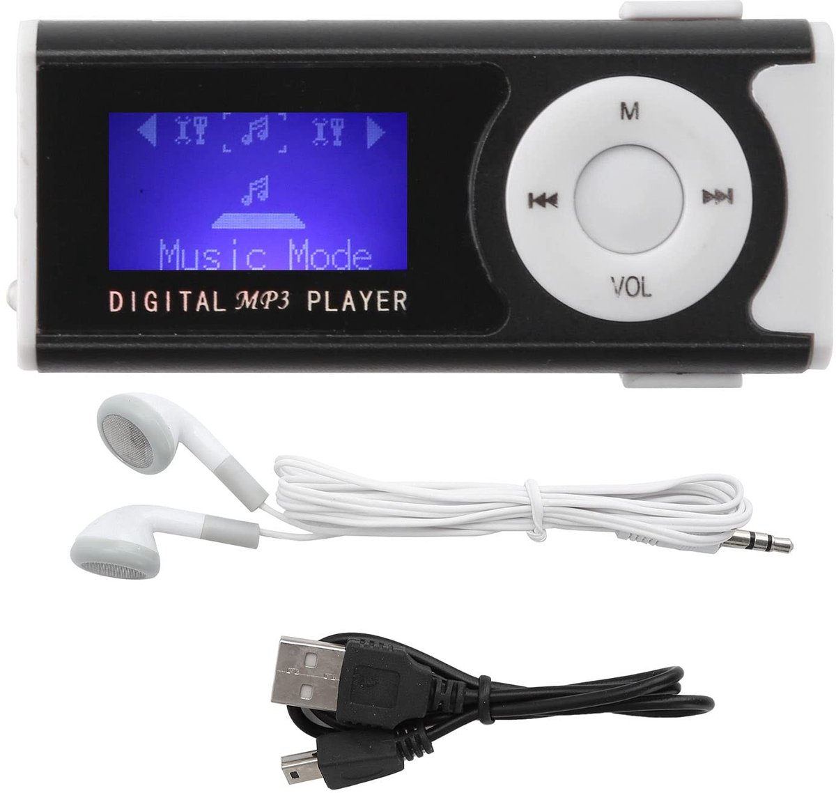 Dailygoods - Draagbare Mini MP3 Speler met 16 GB Opslag