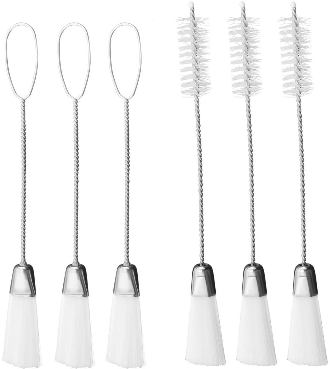 Dailygoods - 6 Stuks Naaimachine Schoonmaakborstels Set
