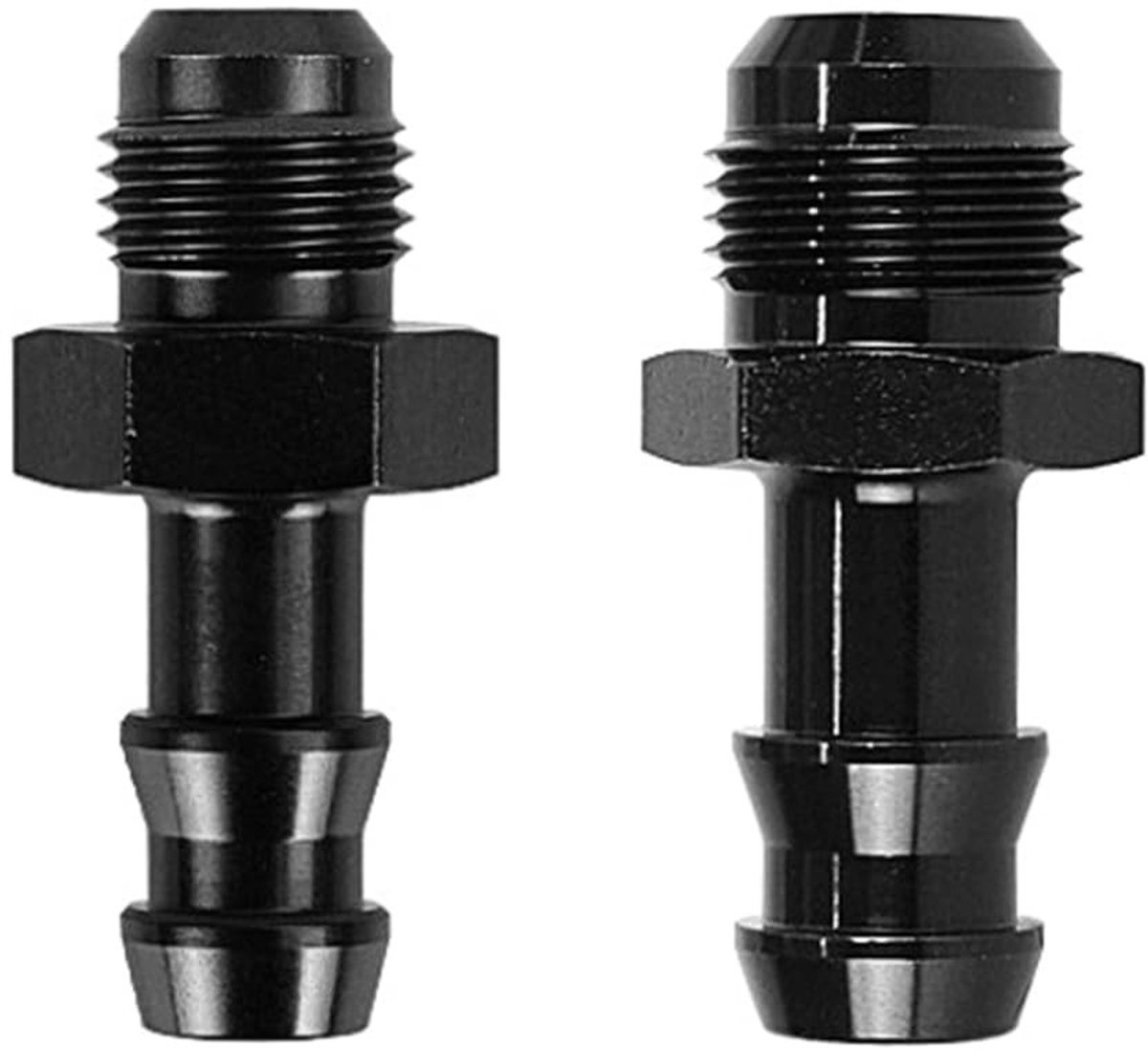 Dailygoods - Dailygoody - Adapter - 6AN 8AN - Lichtgewicht aluminium - Zwart - Slangaansluiting - Voor 3/8 en 1/2 inch slangen