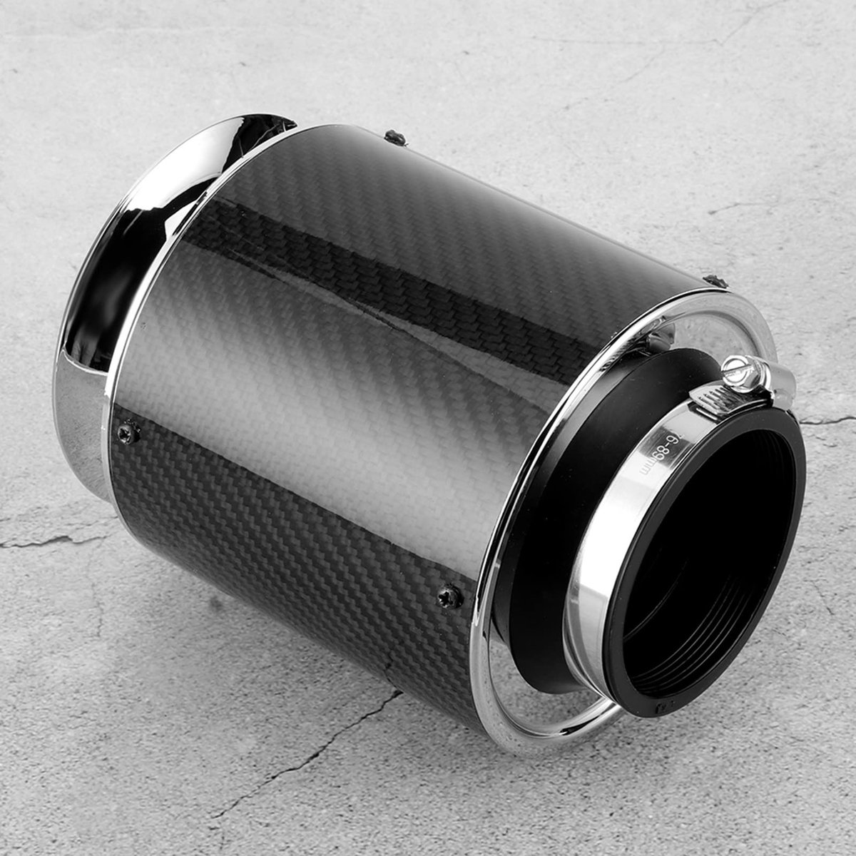 Dailygoods - Dailygoody - Luchtfilter - Auto luchtfilter - Betrouwbare afdichting - 76 mm - Koudere lucht - Verbeterde gasrespons - Geschikt voor universele voertu