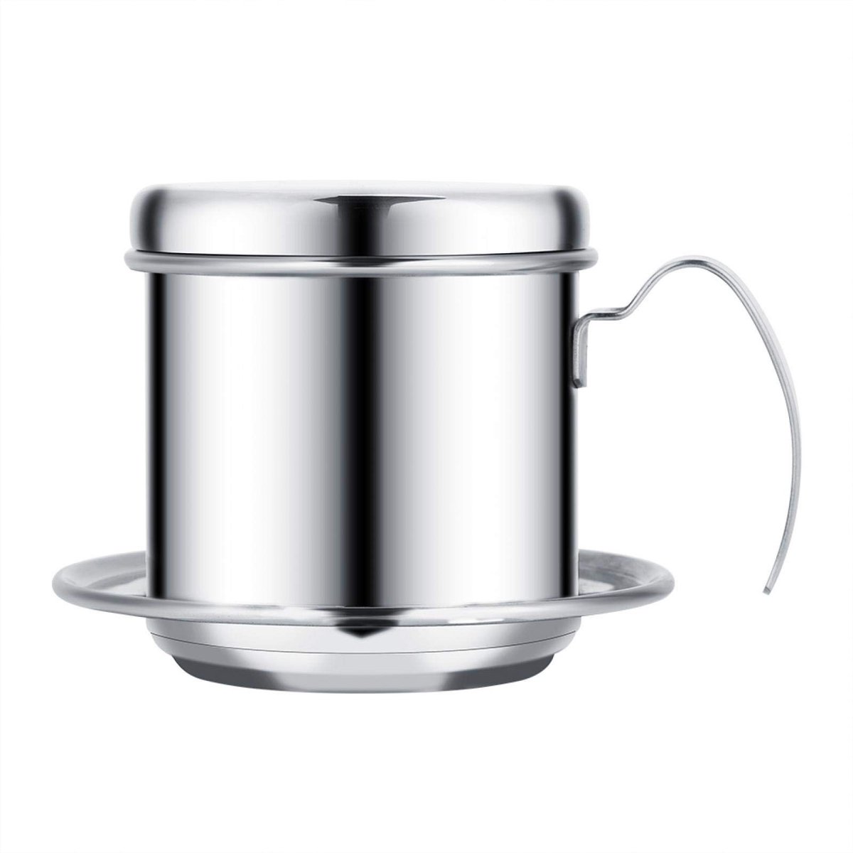 Dailygoods - Dailygoody - Koffiefilter - Vietnamese koffiedruppelfilter - Handmatig koffiedrinken - Roestvrij staal - Duurzaam en herbruikbaar - Ideaal voor thuis