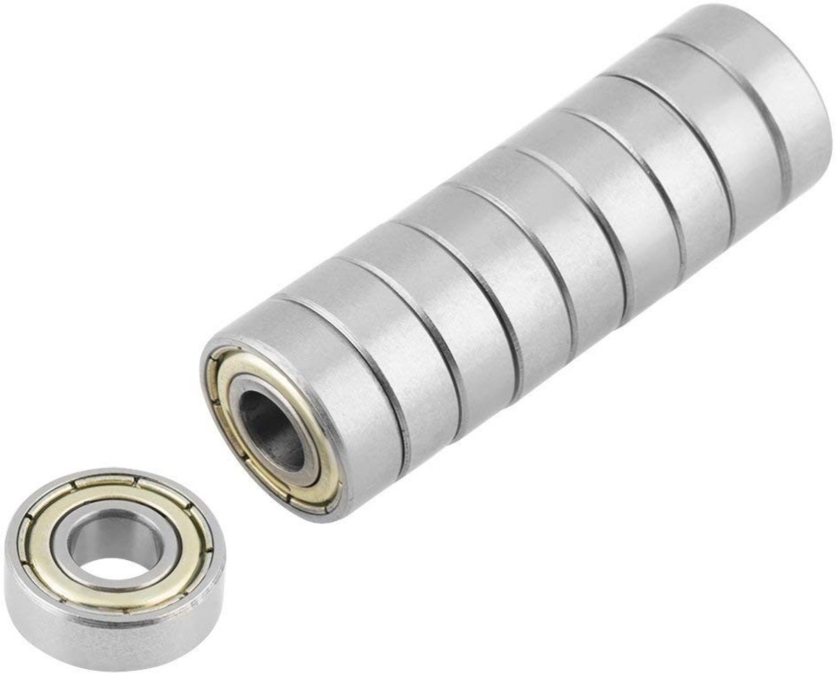 Cosensi - Set Van 10 Stuks 696ZZ Kogellagers - Hoogwaardige Precisie - Roestvrij Staal - Stil En Efficiënt - 6x15x5mm - Corrosiebestendig - Voor In