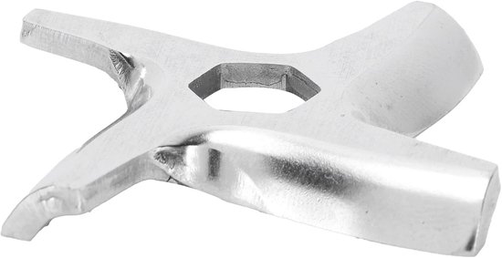 Allecto - Vervangend Vleesmaler Mes - Roestvrijstaal Crossblade - Voor Keuken Taken - Duurzaam en Efficiënt - Perfect voor Vlees Snijden - Geschikt... van Merkloos — afbeelding 4