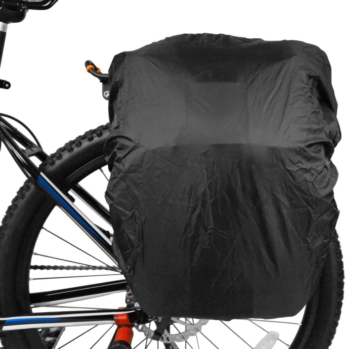 Dailygoods - Regenhuls voor Fietstas en Bagagedrager, 100 L Zwart