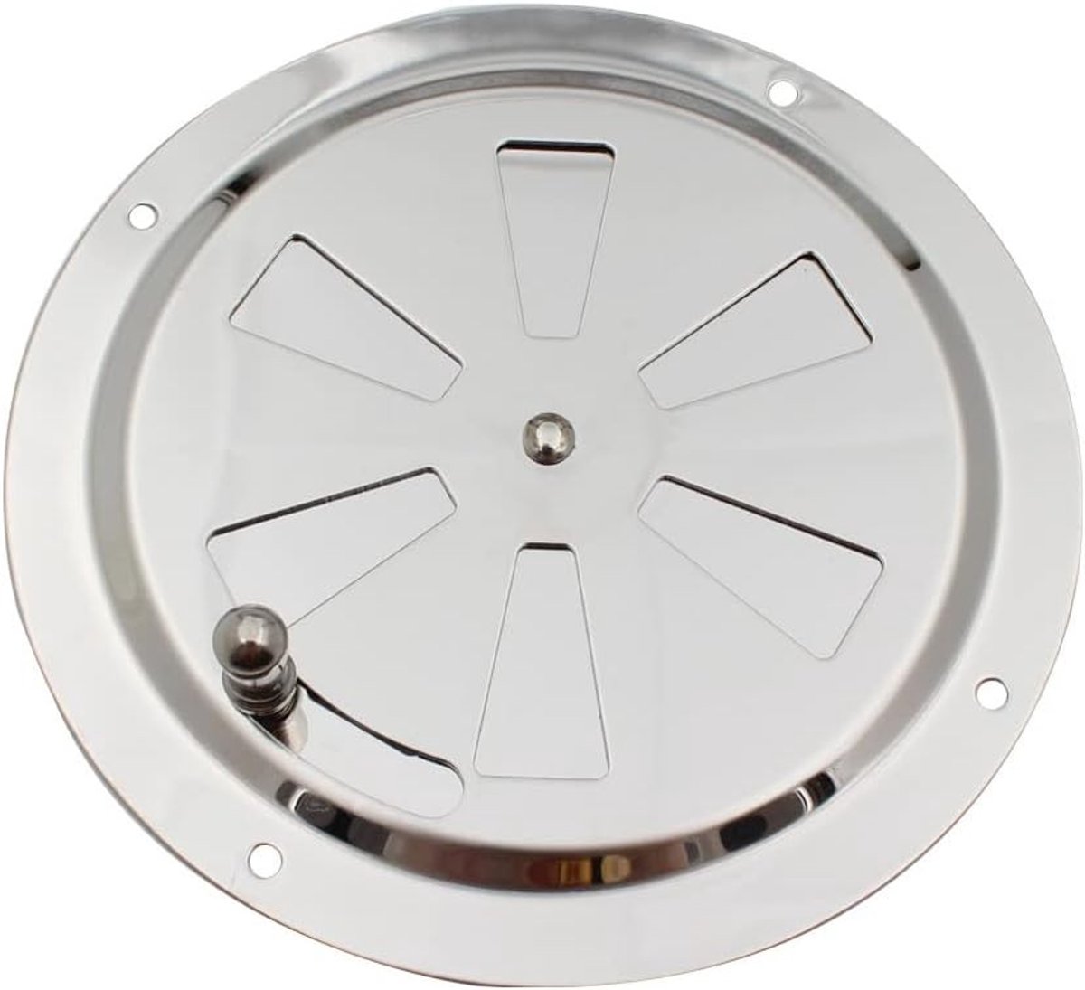 Dailygoods - Premium Ronde Ventilatieroosterafdekking van Roestvrij Staal