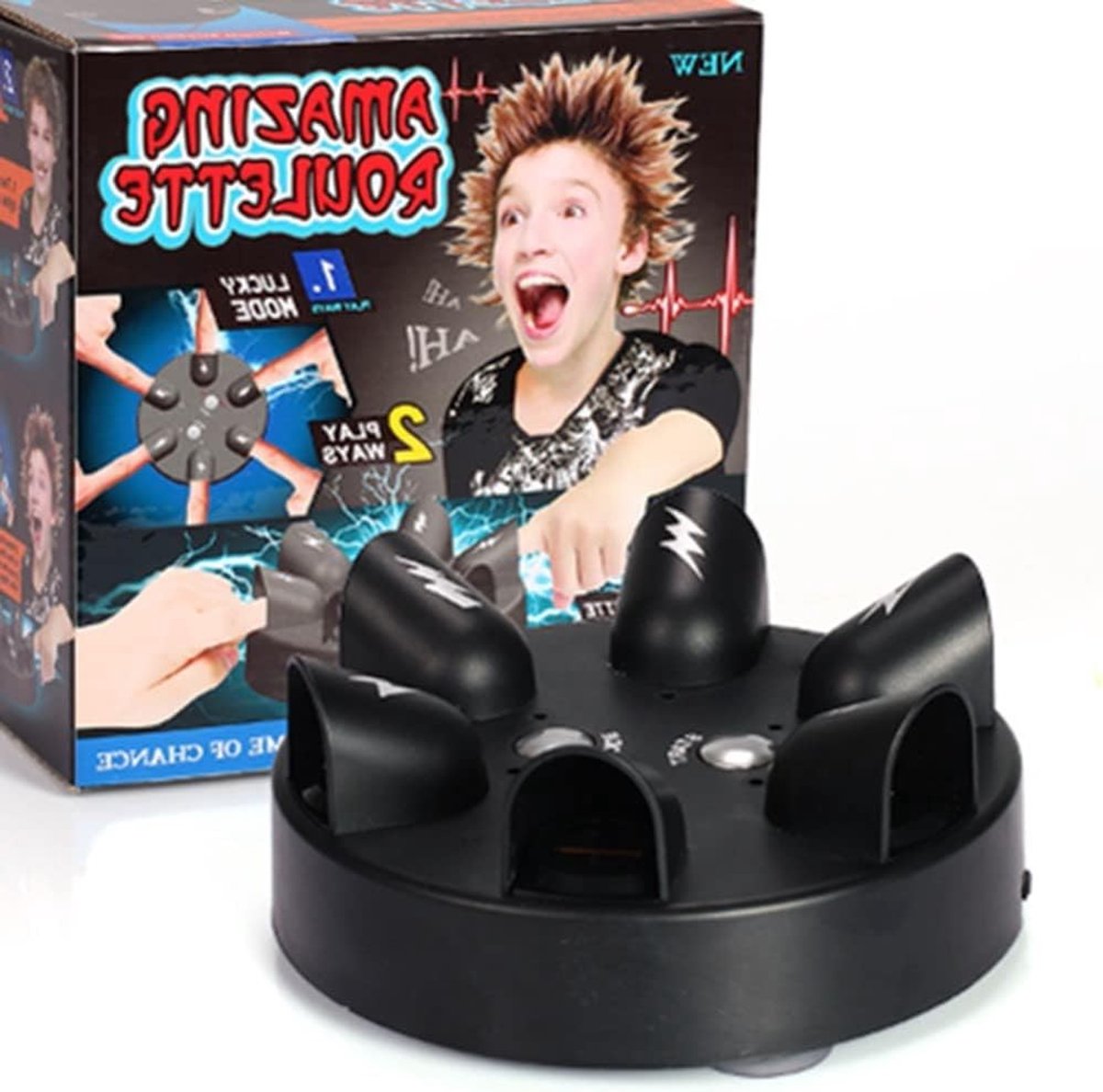 Spannend vinger schokspel, waarheids- of durfspel, schokkende spellen voor volwassenen, grappige cadeaus en stressverlichters