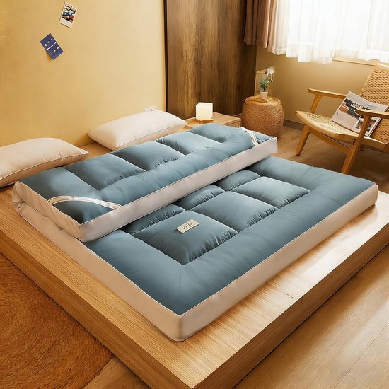 Opvouwbare Matras - Slaapmat Tatami - Comfortabel Slapen - Ademend Geborsteld Materiaal - 182 cm - Stijl 4 — afbeelding 3