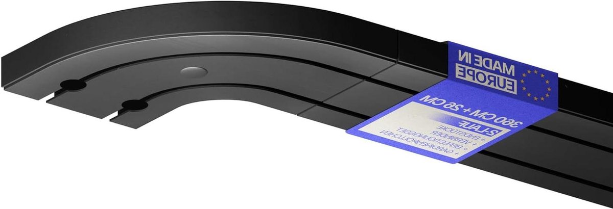 Gordijnrail Set - Raamdecoratie Systeem - Vensters Afwerken - Flexibel Kliksysteem - 360 c