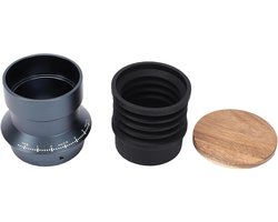 Koffiemolen Hopper - Enkele Dosis - Verse Koffie Zetten - Siliconen Balgblazer - 94 x 14 cm - Zwart