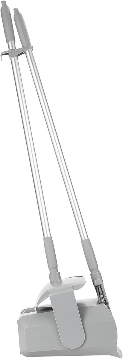 Veegschep met steel - Stoffer en blik - Snel opruimen - Sluit goed aan - 350 mm breed - Zwart — afbeelding 5