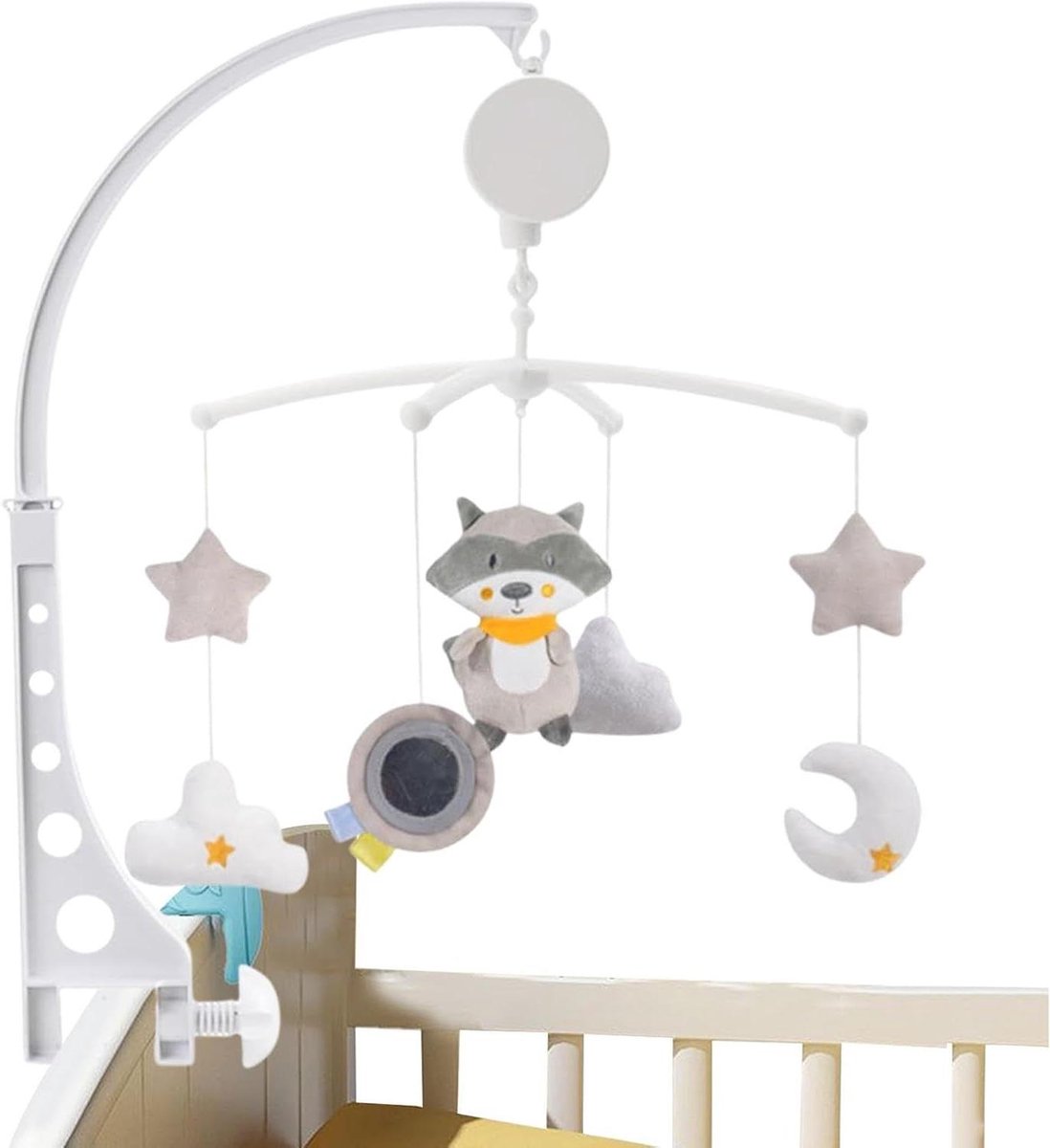 Wieg Mobiel - Kinderkamer Decoratie - Baby Entertainment - Met Muziekdoos - 49x42x35cm - Multicolor