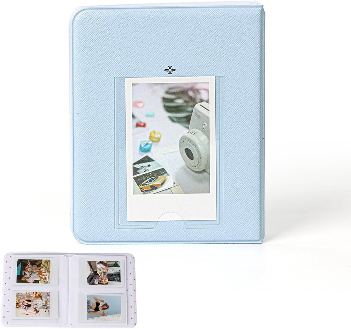 64 Pocket Fotoalbum Geschikt voor Fujifilm Instax Mini Camera's, Polaroid en Kodak Instant Foto's tot 86 x 54 mm, Perfect voor Herinneringen en Foto's Organiseren