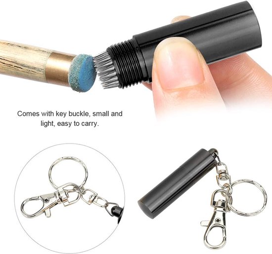 Snooker Pool Tip Prikpen Slijpende Reparatie Tool Biljart Accessoires — afbeelding 2