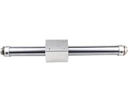 Hydraulische Cilinder - Pneumatische Cilinder - Industriële Toepassingen - Stangloze Uitvoering - 300 mm Slag - Metaal