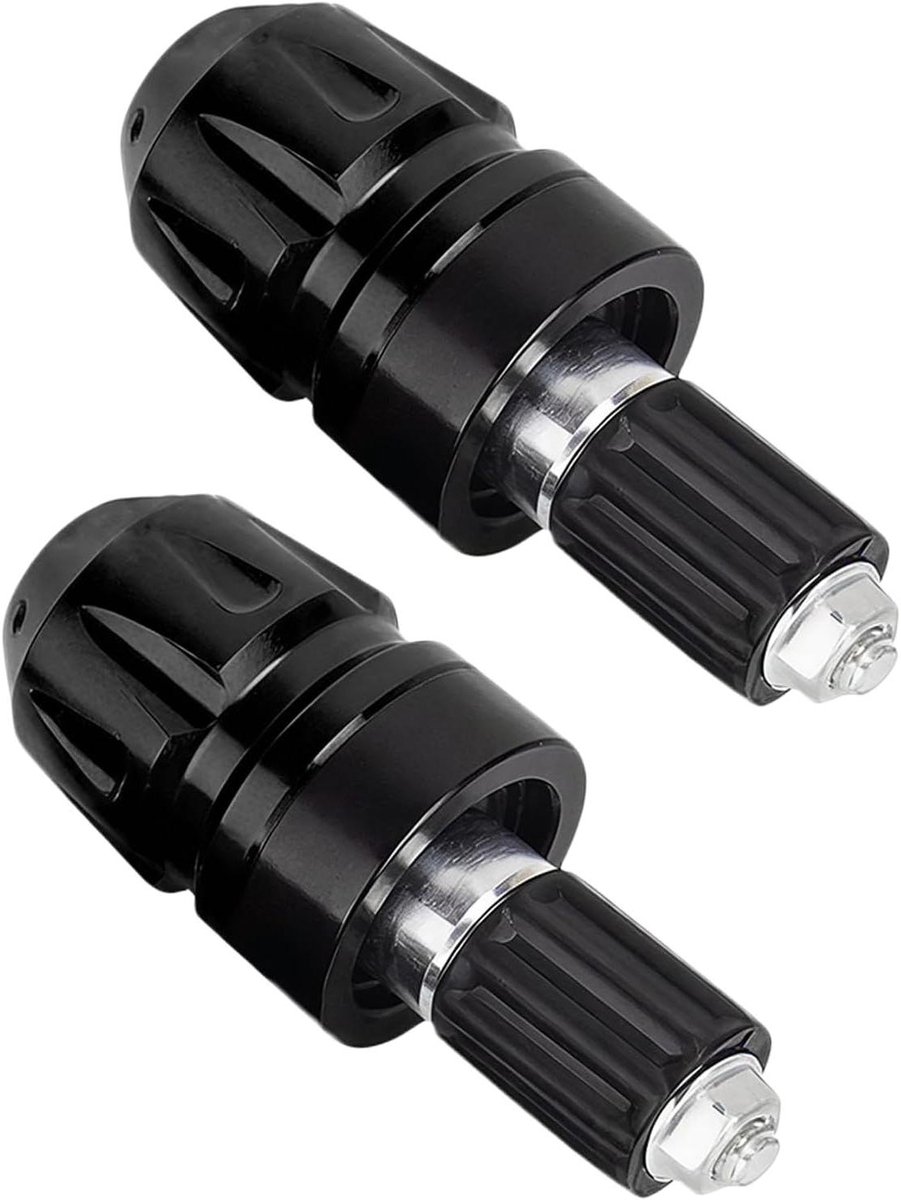 Stuuruiteinden Motorfiets - Handvat Covers - Verbeteren Rijervaring - Robuuste Aluminium Constructie - 83 x 33 cm - Zwart