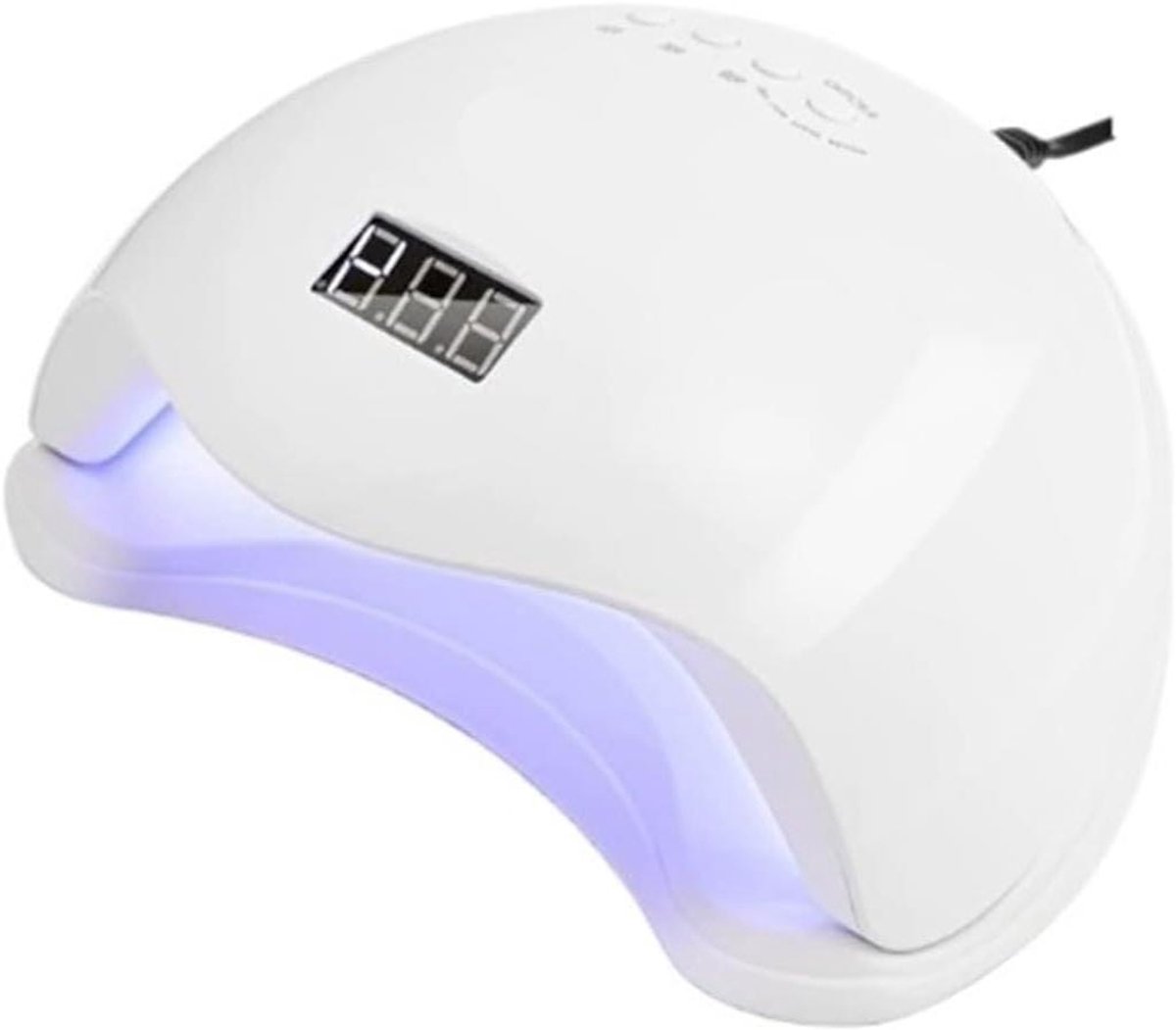 Nagellamp, UV LED Nail Art Lamp Nageldroger Met 4 Timers LCD-scherm For Snelle Uitharding Van Gelnagellak Nagelkunst Drooggereedschap, voor reizen naar huis