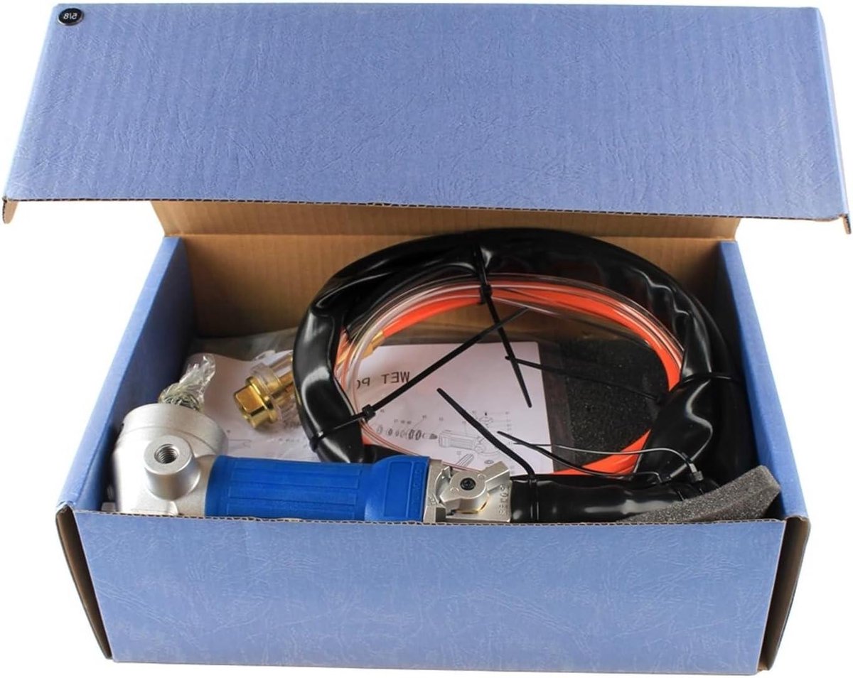 Natte Polijstmachine - Lucht Polijstmachine - Oppervlakken Polijsten - Lichtgewicht Compact Ontwerp - 50 Gram - Grijs