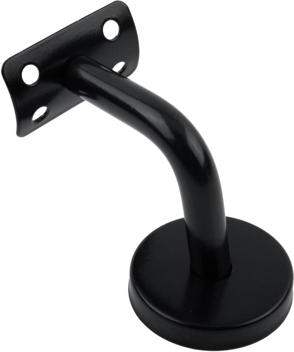 Trapleuning Beugel - Wandmontage Ondersteuning - Trap Veiligheid - Roestvrij Staal - 60mm x 60mm - Zwart