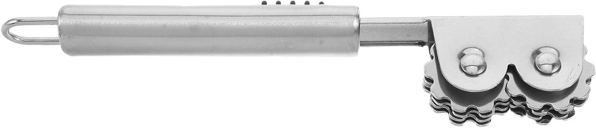 Geluidsisolatie Roller - Applicatie Tool - Auto Interieur - Golvende Rand - 19.5 cm - Zilver