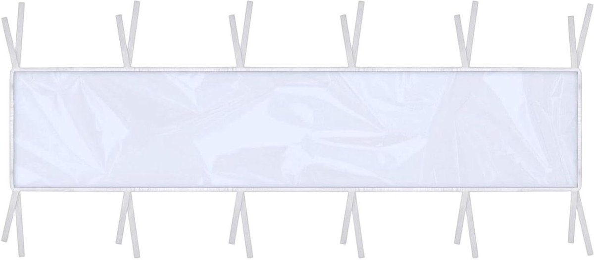 Dakgoot voor luifels - Transparante afvoer - Wateroverlast voorkomen - Weerbestendig PVC -