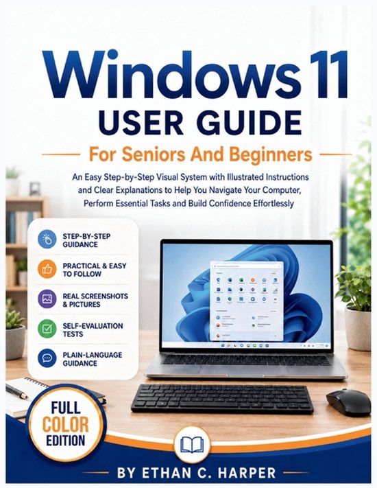 Senior Tech Confidence- Windows 11 User Guide for Seniors an ... - cover