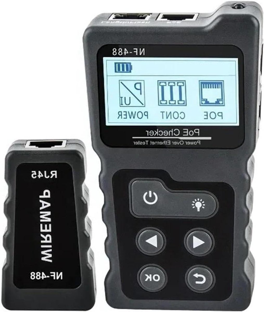 Netwerktester - LAN Kabel Tester - Netwerk Installatie - PoE Analyse - LCD Scherm - One Color