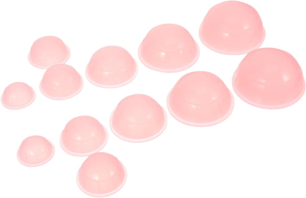 Massage Cupping Set - Vacuüm Cups - Spierontspanning Thuis - Verwijdert Vocht - 12 Stuks - Gekleurd